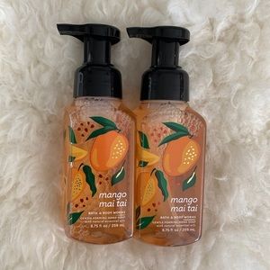 New BBW Mango Mai Tai Gentle Foaming Hand Soaps